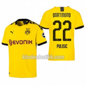 Borussia Dortmund Christian Pulisic 22 Hjemme Fotballdrakt 2019-2020 Kortermet